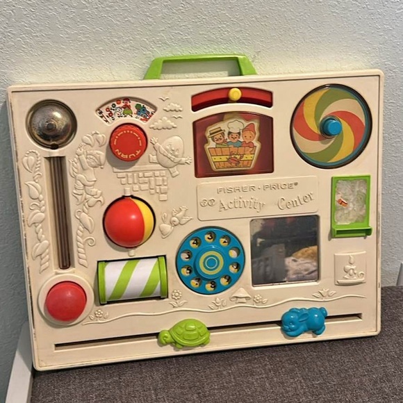 Fisher-Price Other - Vintage 1973 Fisher Price Baby Toddler Activity
Center Crib Toy
